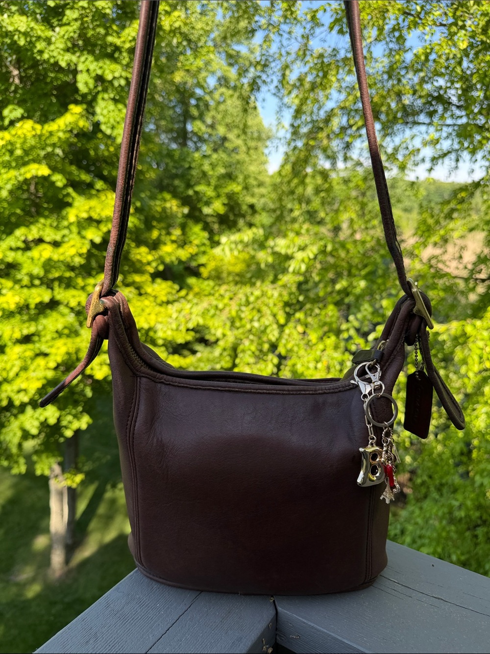 Vintage Coach Legacy Slim bucket Bag— Style number 9816
